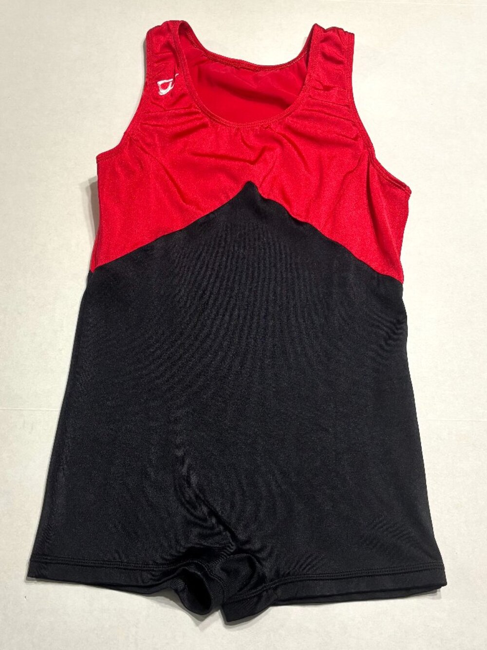 GK Black/Red Youth Biketard